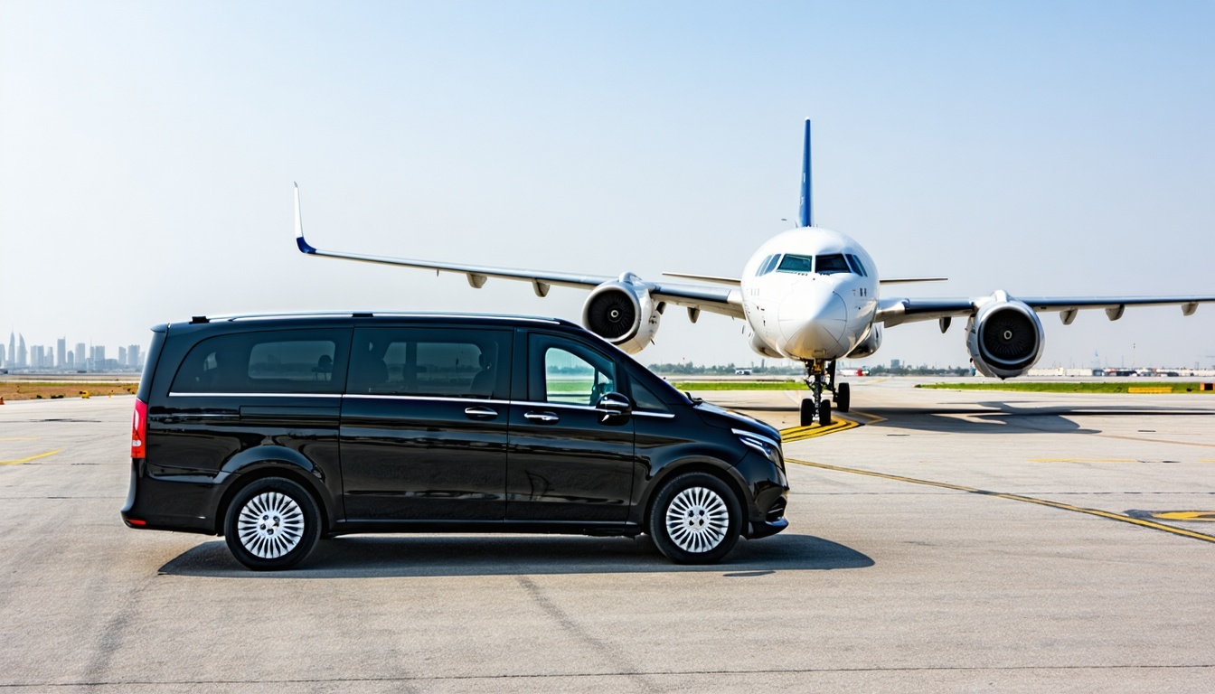 Seamless airport transfer service in Dubai