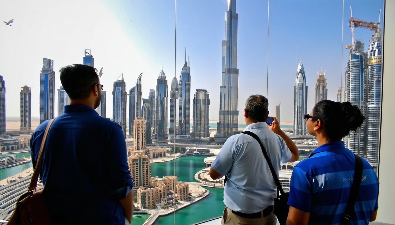 Dubai city tour visiting Burj Khalifa